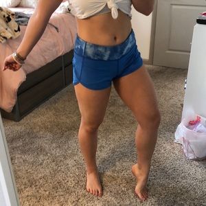 blue lulu shorts